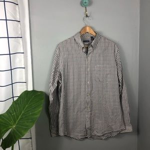Van Heusen Checkered Button Down